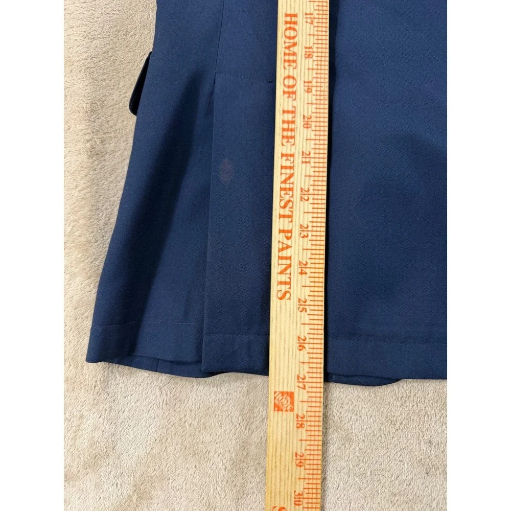 John Varvatos USA Blazer Suit Jacket Men's 38R Navy‎ Blue Polyester Rayon